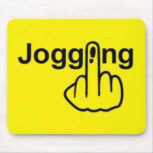 Alfombrilla De Ratón Mousepad Jogging Flip