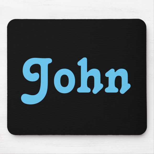 Alfombrilla De Ratón Mousepad John (Frente)