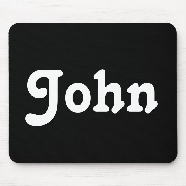 Alfombrilla De Ratón Mousepad John (Frente)