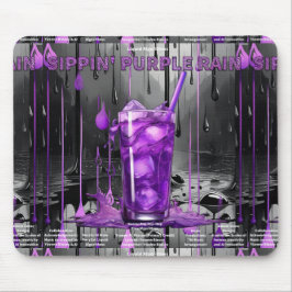 Alfombrilla De Ratón Mousepad, la colección de lluvias moradas de Sippi