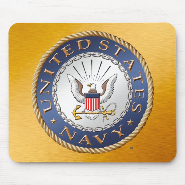 Alfombrilla De Ratón Mousepad, la Marina de los Estados Unidos (Frente)