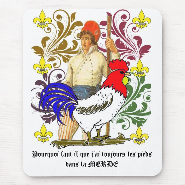 Alfombrilla De Ratón Mousepad, la revolución francesa (Frente)