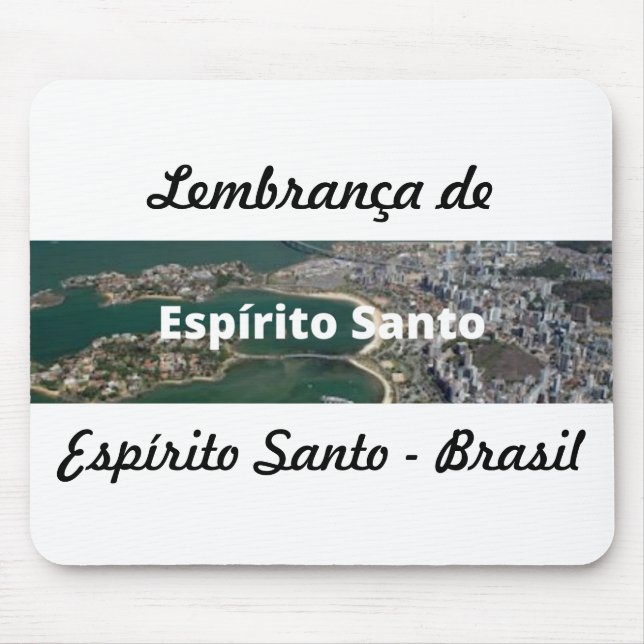 Alfombrilla De Ratón Mousepad lembrança de Espírito Santo (Frente)