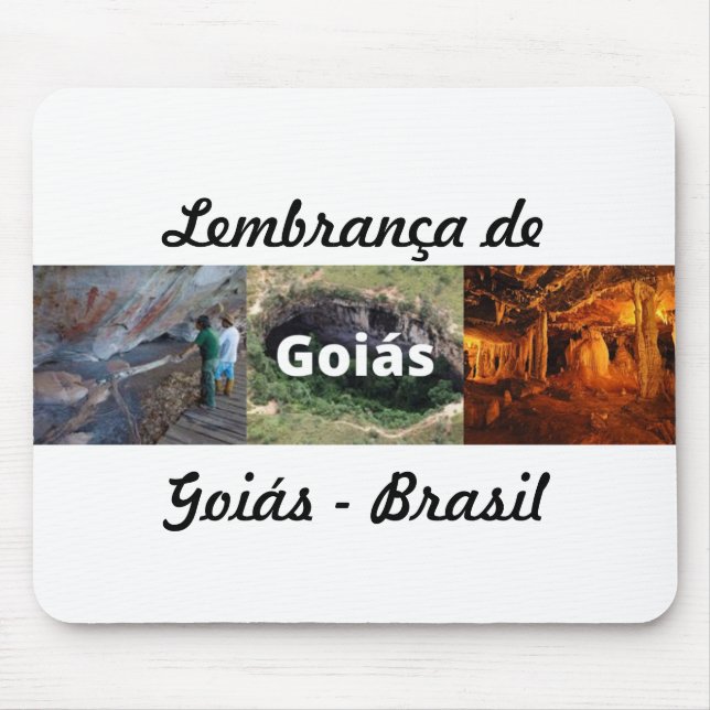 Alfombrilla De Ratón Mousepad lembrança de Goiás (Frente)
