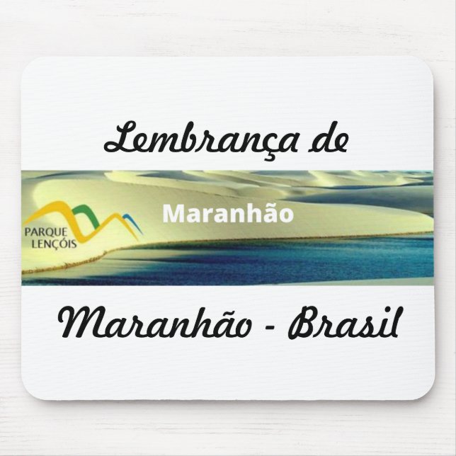 Alfombrilla De Ratón Mousepad lembrança de Maranhão (Frente)