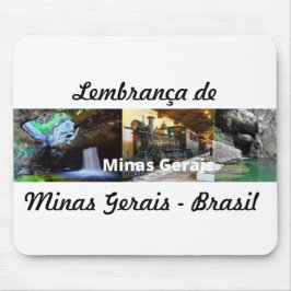 Alfombrilla De Ratón Mousepad lembrança de Minas Gerais