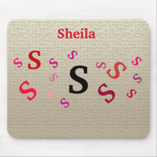 Alfombrilla De Ratón Mousepad - Letras con nombre