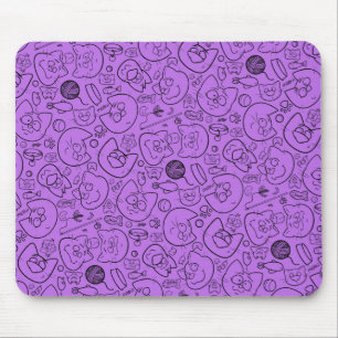 Alfombrilla De Ratón Mousepad, lilac