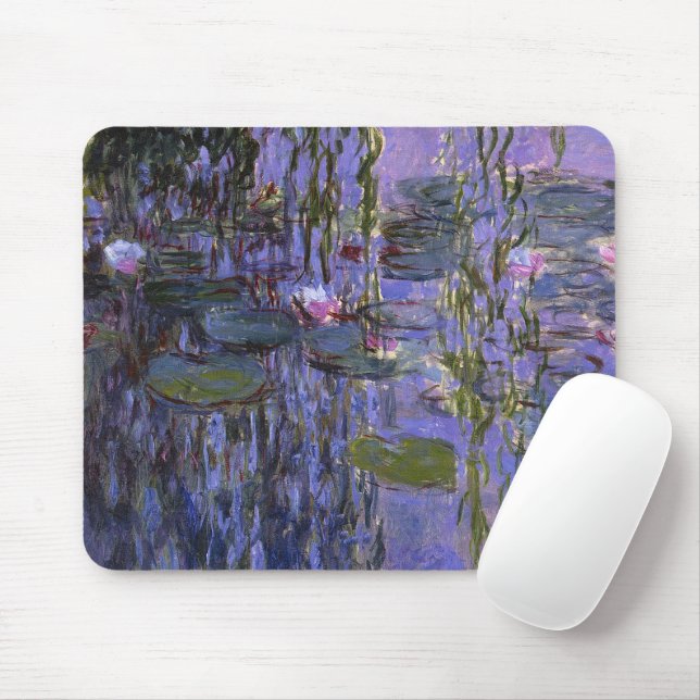 Alfombrilla De Ratón Mousepad - Lillies de agua (Con ratón)