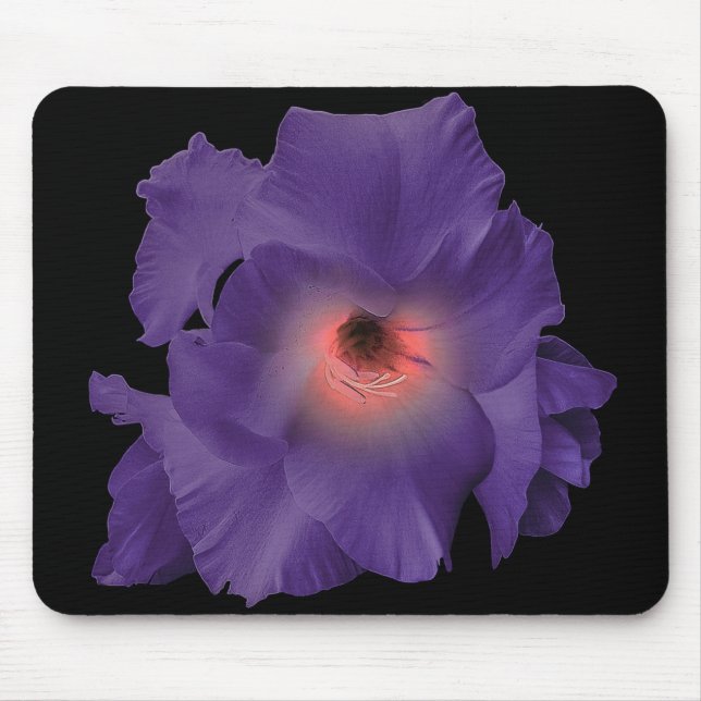 Alfombrilla De Ratón Mousepad Lily Indigo Rosa (Frente)