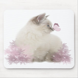 Alfombrilla De Ratón mousepad lindo del gatito