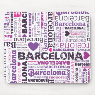 Alfombrilla De Ratón Mousepad lindo del souvernir de España Barcelona