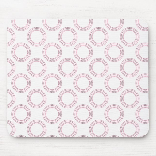 Alfombrilla De Ratón Mousepad Lujoso, Rosa (Frente)
