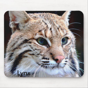 Alfombrilla De Ratón Mousepad, Lynx Up Close