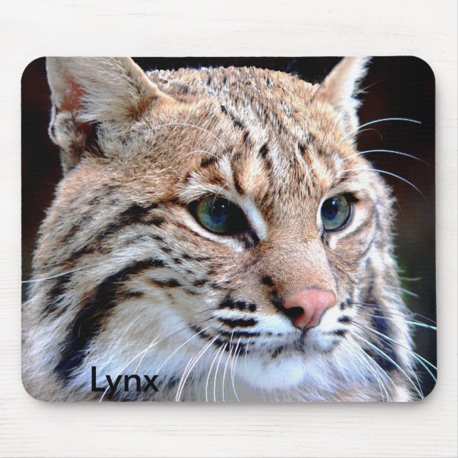 Alfombrilla De Ratón Mousepad, Lynx Up Close (Frente)