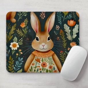 Alfombrilla De Ratón Mousepad Mágico de Bunny Springtime