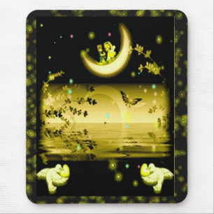 Alfombrilla De Ratón Mousepad mágico de la luna