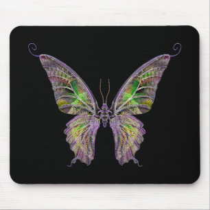 Alfombrilla De Ratón Mousepad mariposa exótica