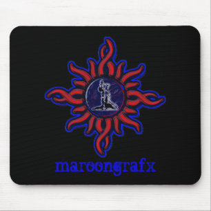 Alfombrilla De Ratón Mousepad marrón tribal
