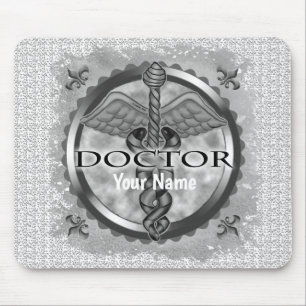 Alfombrilla De Ratón Mousepad Médica plateado
