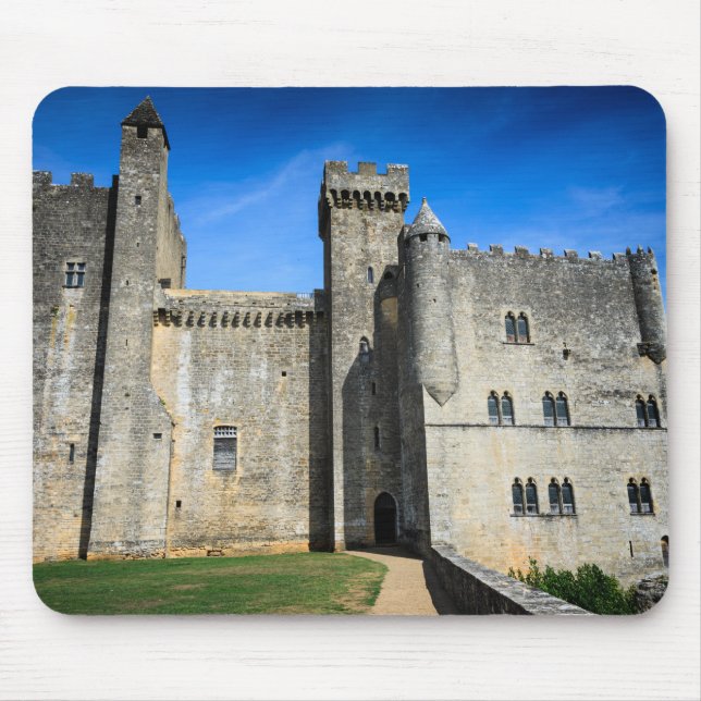 Alfombrilla De Ratón Mousepad medieval del castillo de Beynac del (Frente)