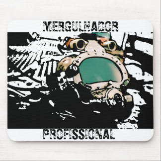 Alfombrilla De Ratón MousePad mergulhador profissional stilized