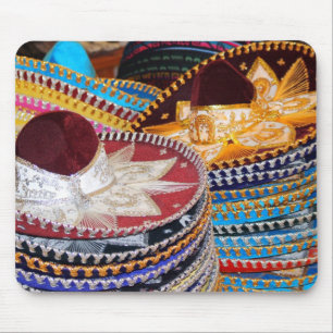 Alfombrilla De Ratón mousepad mexicano de los sombreros