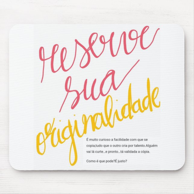 Alfombrilla De Ratón Mousepad Minaguidores  (Frente)
