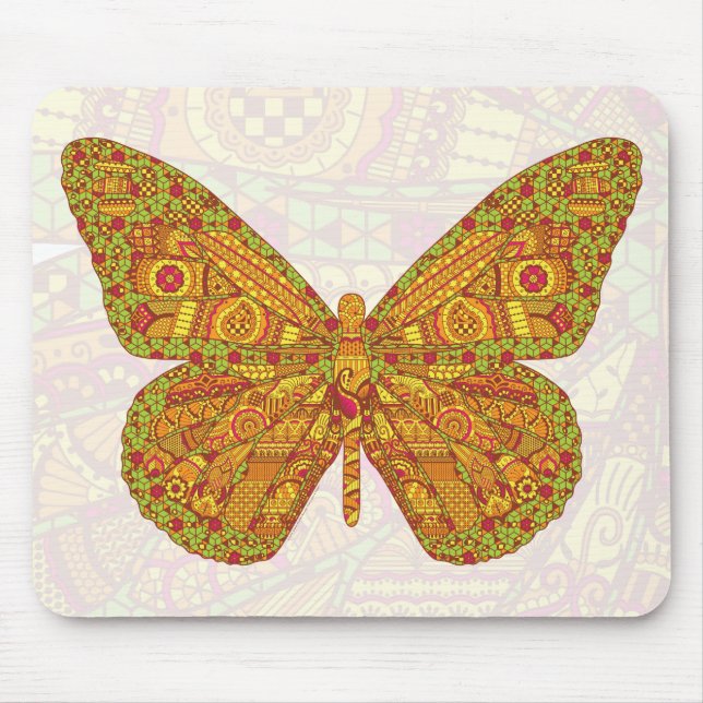 Alfombrilla De Ratón Mousepad monarca indio (Frente)