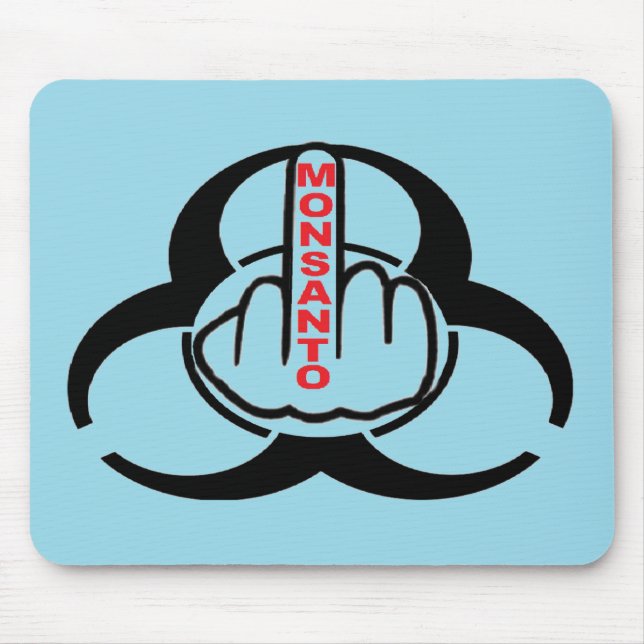 Alfombrilla De Ratón Mousepad Monsanto Bio Hazard Flip (Frente)