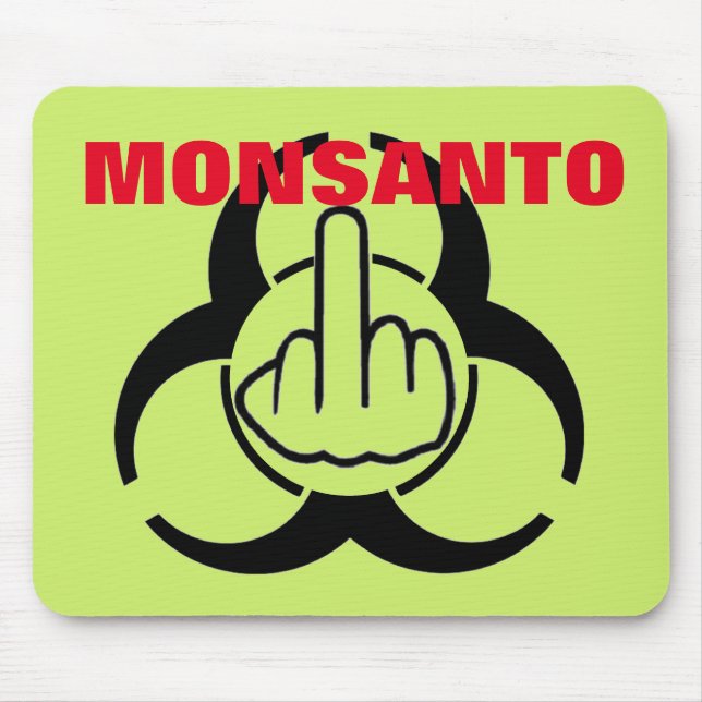 Alfombrilla De Ratón Mousepad Monsanto Bio Hazard Flip (Frente)