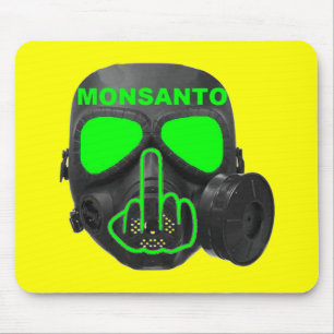 Alfombrilla De Ratón Mousepad Monsanto Gas Mask Flip