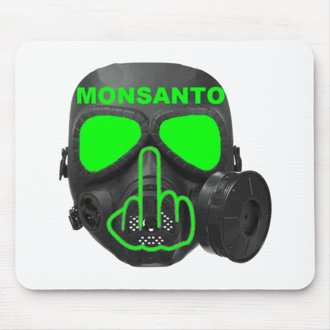 Alfombrilla De Ratón Mousepad Monsanto Gas Mask Flip (Frente)