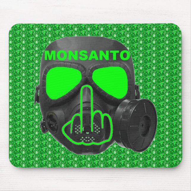 Alfombrilla De Ratón Mousepad Monsanto Gas Mask Flip (Frente)