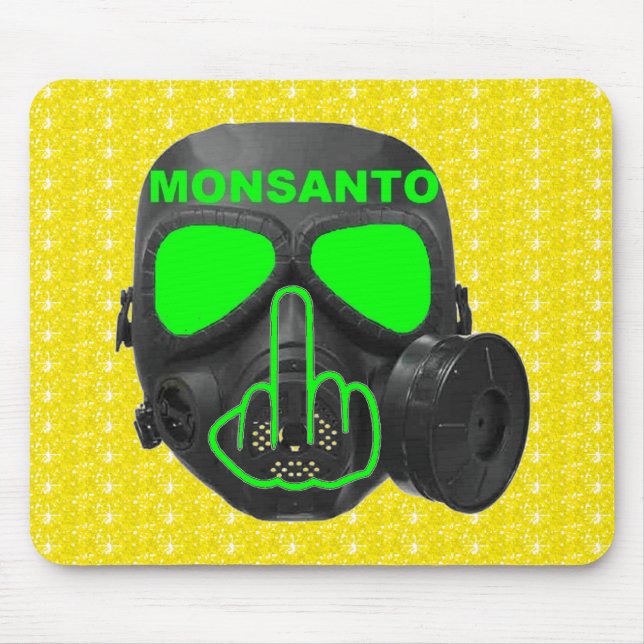 Alfombrilla De Ratón Mousepad Monsanto Gas Mask Flip (Frente)