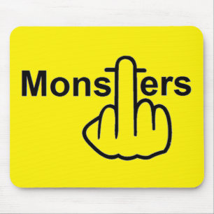 Alfombrilla De Ratón Mousepad Monster Flip