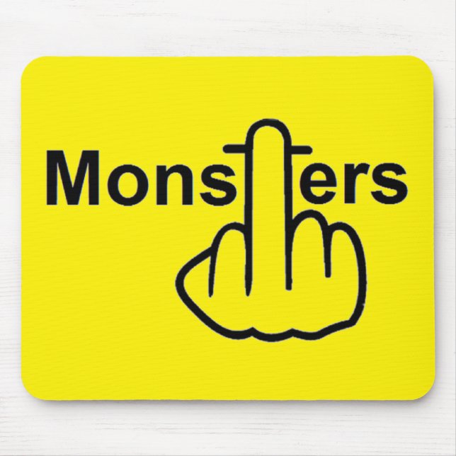 Alfombrilla De Ratón Mousepad Monster Flip (Frente)