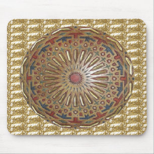 Alfombrilla De Ratón Mousepad Morrocon Beauty sobre el oro