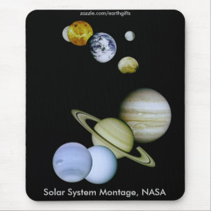 Alfombrilla De Ratón Mousepad NASA SOLAR SYSTEM
