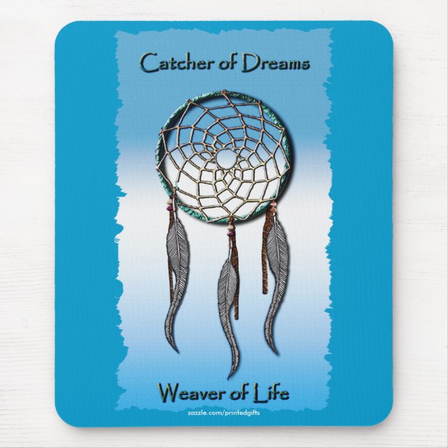 Alfombrilla De Ratón Mousepad nativo americano de Dreamcatcher (Frente)