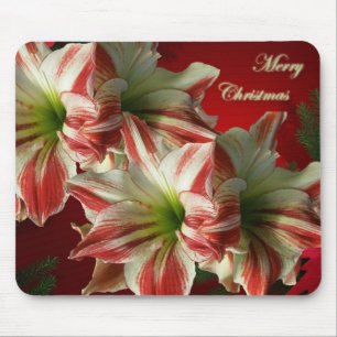 Alfombrilla De Ratón Mousepad, Navidades de Amaryllis