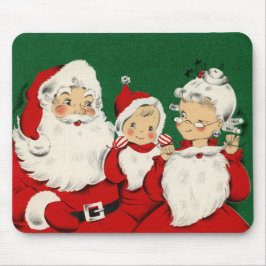 Alfombrilla De Ratón Mousepad, Navidades de la familia Santa