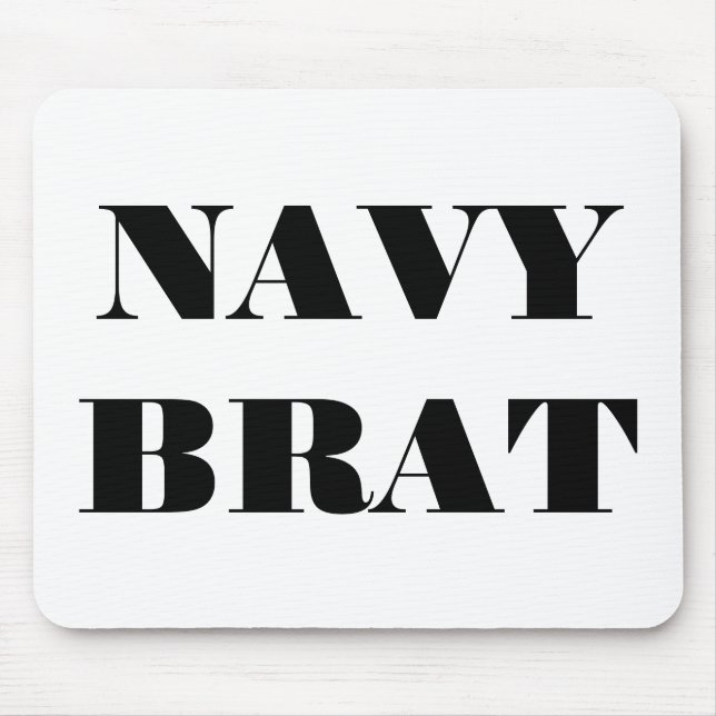Alfombrilla De Ratón Mousepad Navy Brat (Frente)