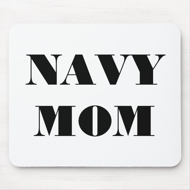 Alfombrilla De Ratón Mousepad Navy Mom (Frente)