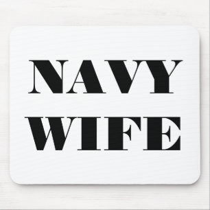 Alfombrilla De Ratón Mousepad Navy WIFE