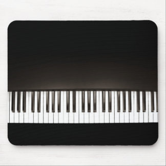 Alfombrilla De Ratón Mousepad negro del piano