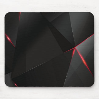 Alfombrilla De Ratón Mousepad negro y rojo