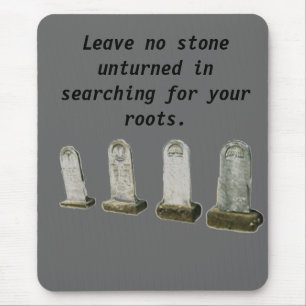 Alfombrilla De Ratón Mousepad - no deje ninguna piedra unturned en…