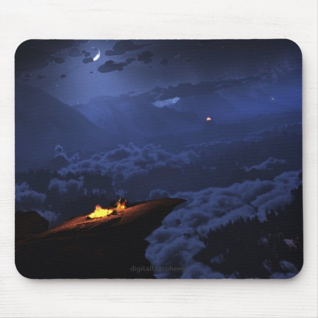 Alfombrilla De Ratón Mousepad nocturno heliocéntrico (Frente)