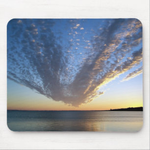Alfombrilla De Ratón Mousepad nublado de atardecer